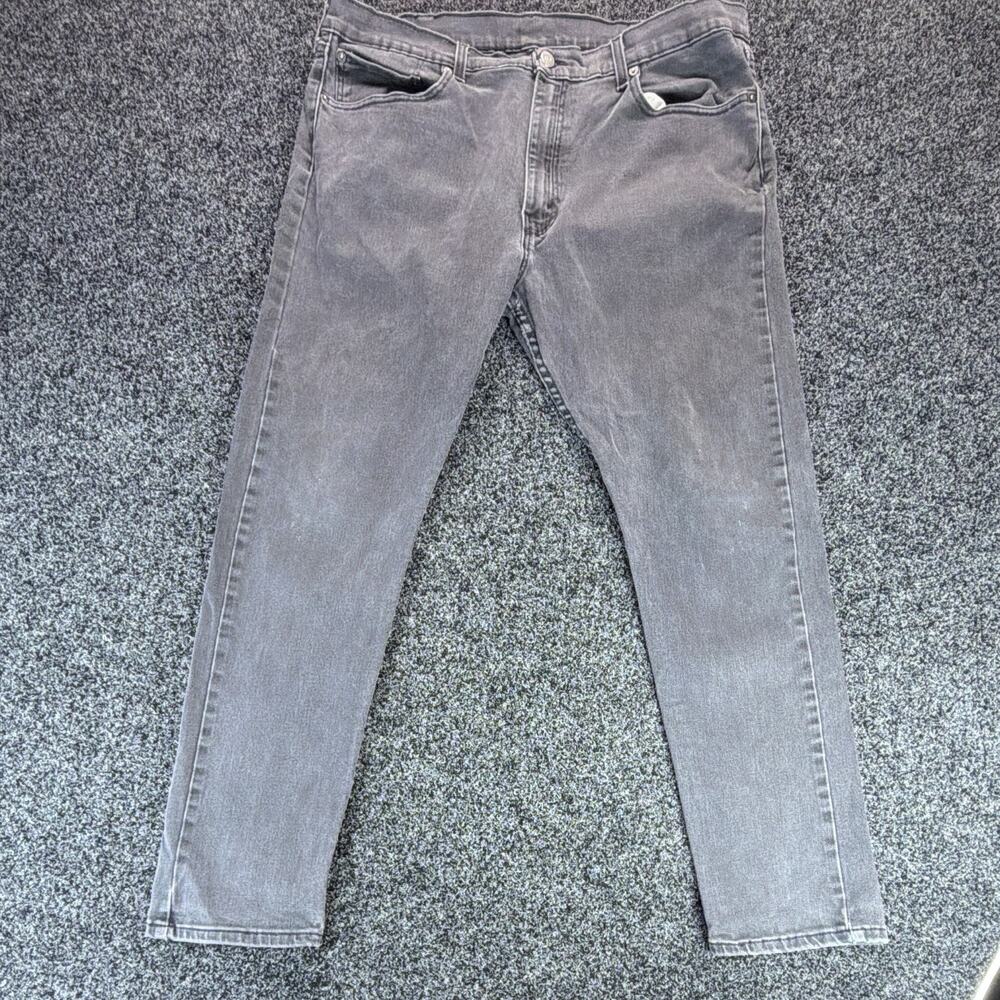 Levi’s 511 Men’s Slim Fit Stretch Denim Jeans Gray Mid Rise 5-Pocket 38x30